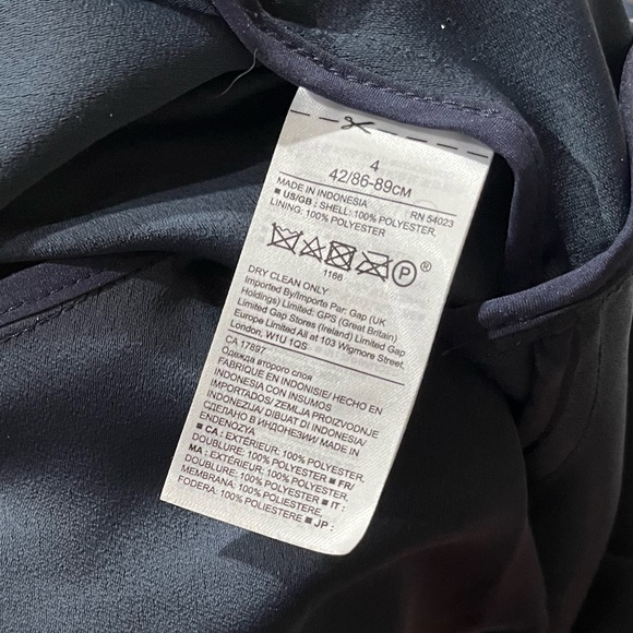 Banana Republic sleeveless navy dress - Picture 8 of 8